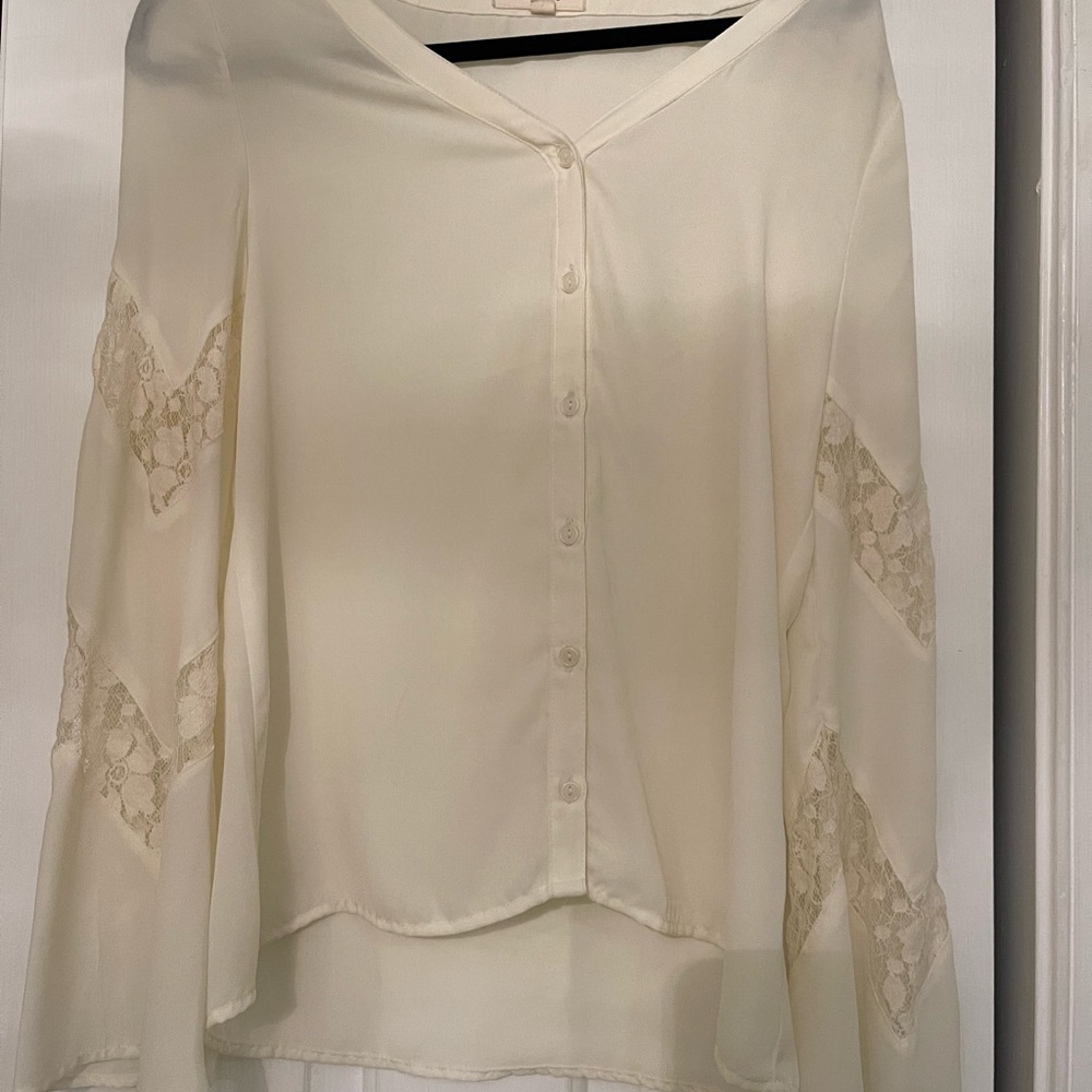 Entro Lace Blouse Cream
